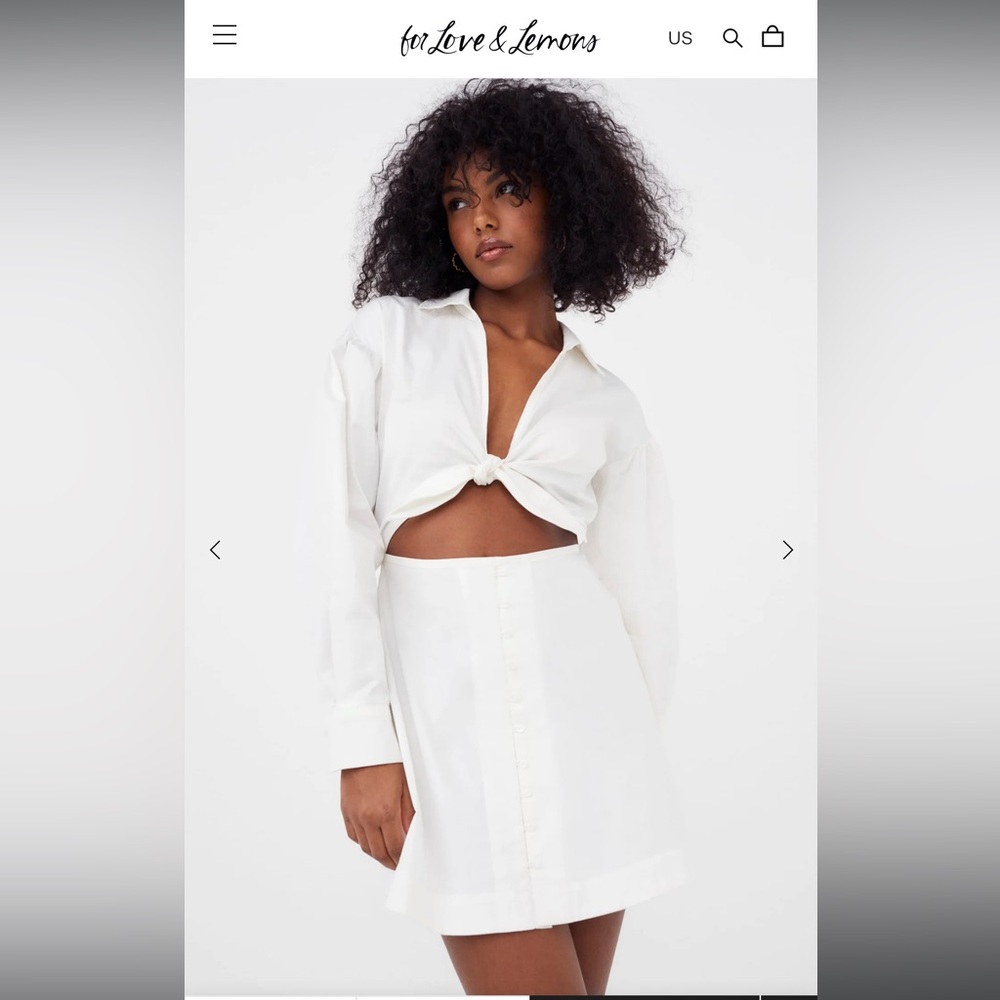For Love & Lemons, Jocelyn Mini Dress, New With Tags